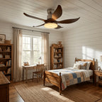 Ceiling Fan Integrated LED Light & Remote Control Copper Motor