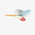 Ceiling Fan Integrated LED Quiet DC Motor & Remote