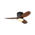 Ceiling Fan Integrated LED Quiet DC Motor & Remote