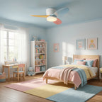 Ceiling Fan Integrated LED Quiet DC Motor & Remote