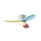 Ceiling Fan Integrated LED Quiet DC Motor & Remote