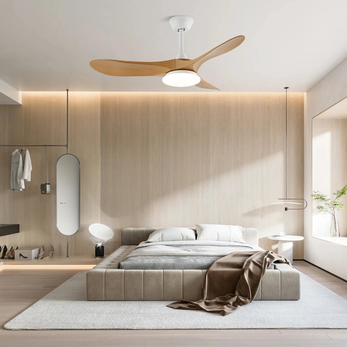 Ceiling Fan Integrated LED & Remote Control