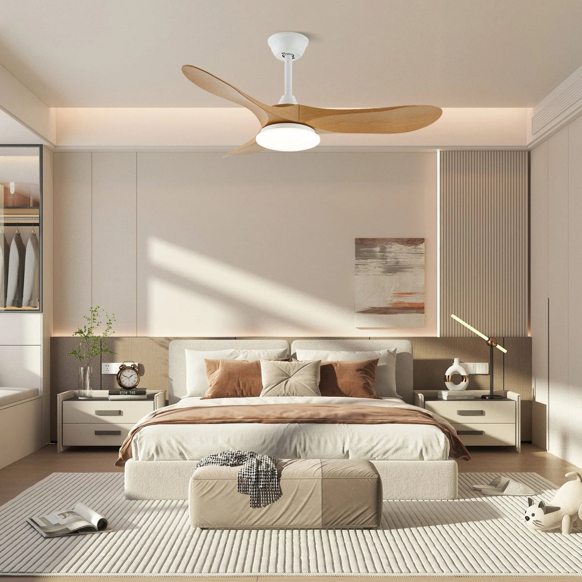 Ceiling Fan Integrated LED & Remote Control