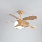 Ceiling Fan Integrated LED Remote Control Walnut Finish