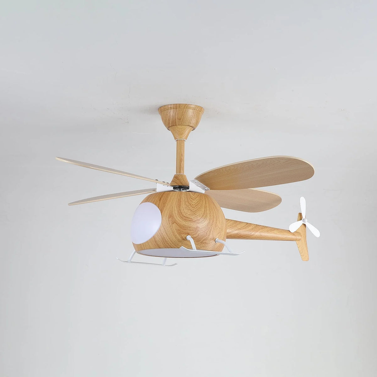 Ceiling Fan Integrated LED Remote Control Walnut Finish