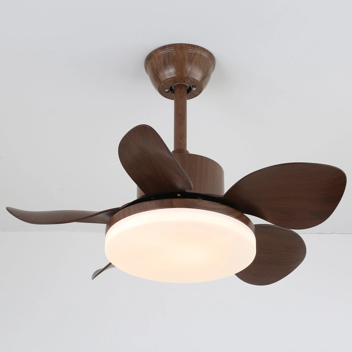 Ceiling Fan Integrated LED & Remote Control Wood-Look Blades