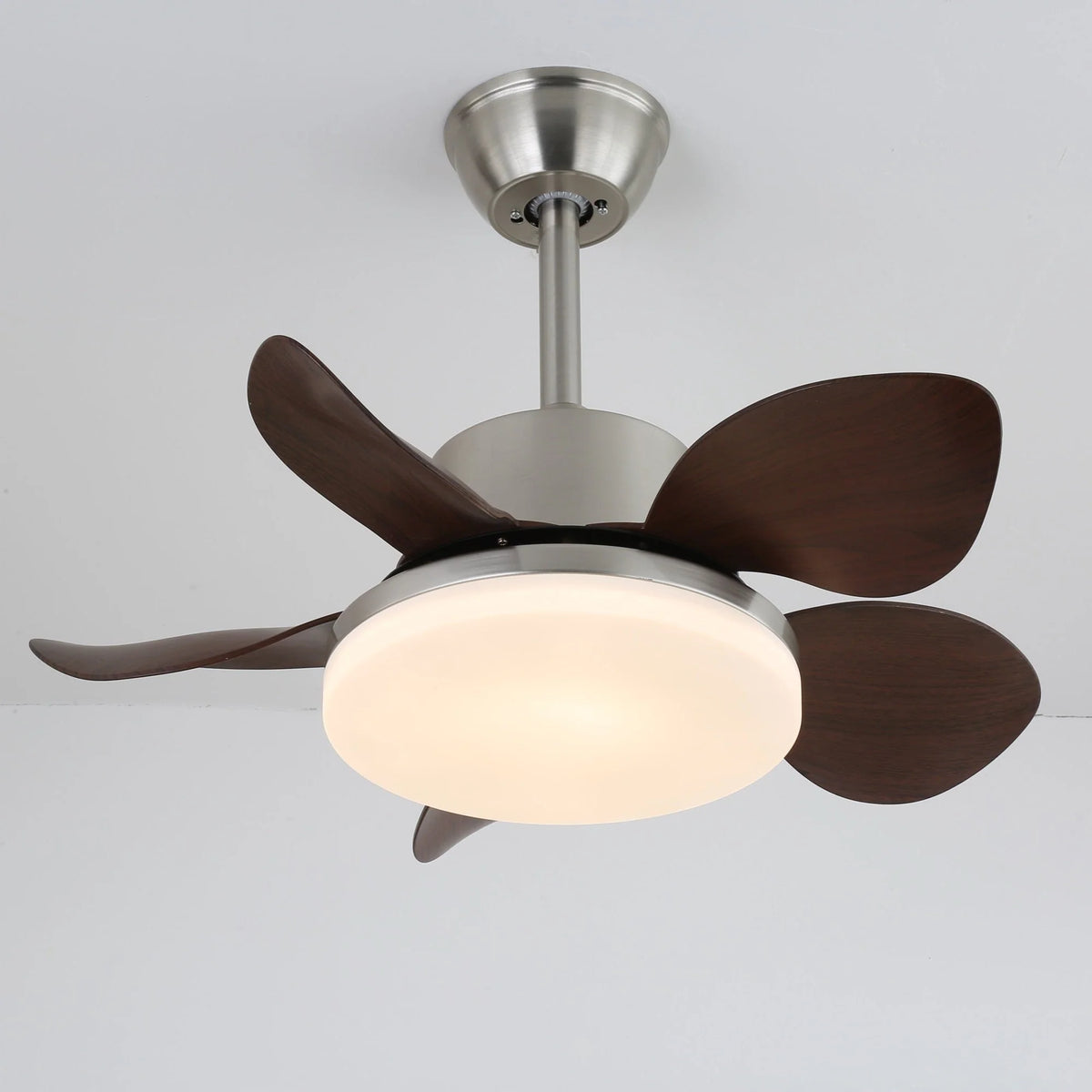 Ceiling Fan Integrated LED & Remote Control Wood-Look Blades