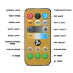 Ceiling Fan Integrated LED Remote & Dimmable