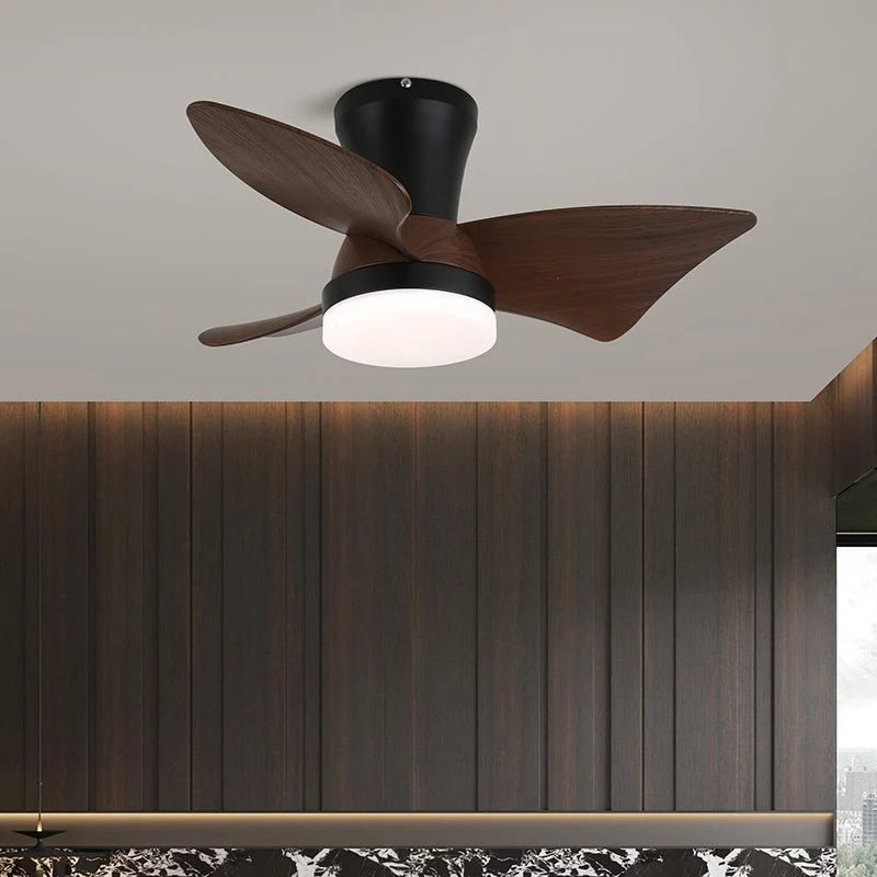 Ceiling Fan Integrated LED Six Speeds Remote Control