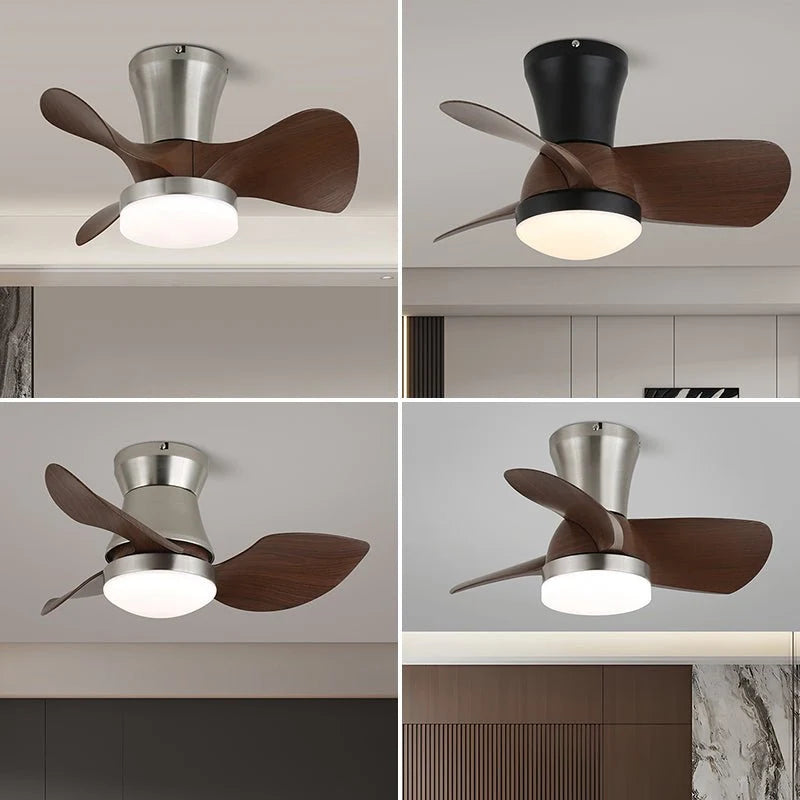 Ceiling Fan Integrated LED Six Speeds Remote Control