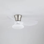 Ceiling Fan Integrated LED Wooden Blades Quiet DC Motor