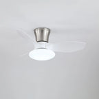 Ceiling Fan Integrated LED Wooden Blades Quiet DC Motor