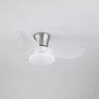 Ceiling Fan Integrated LED Wooden Blades Quiet DC Motor