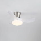 Ceiling Fan Integrated LED Wooden Blades Quiet DC Motor