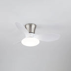 Ceiling Fan Integrated LED Wooden Blades Quiet DC Motor