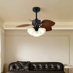 Ceiling Fan Integrated Light Remote Quiet Copper Motor