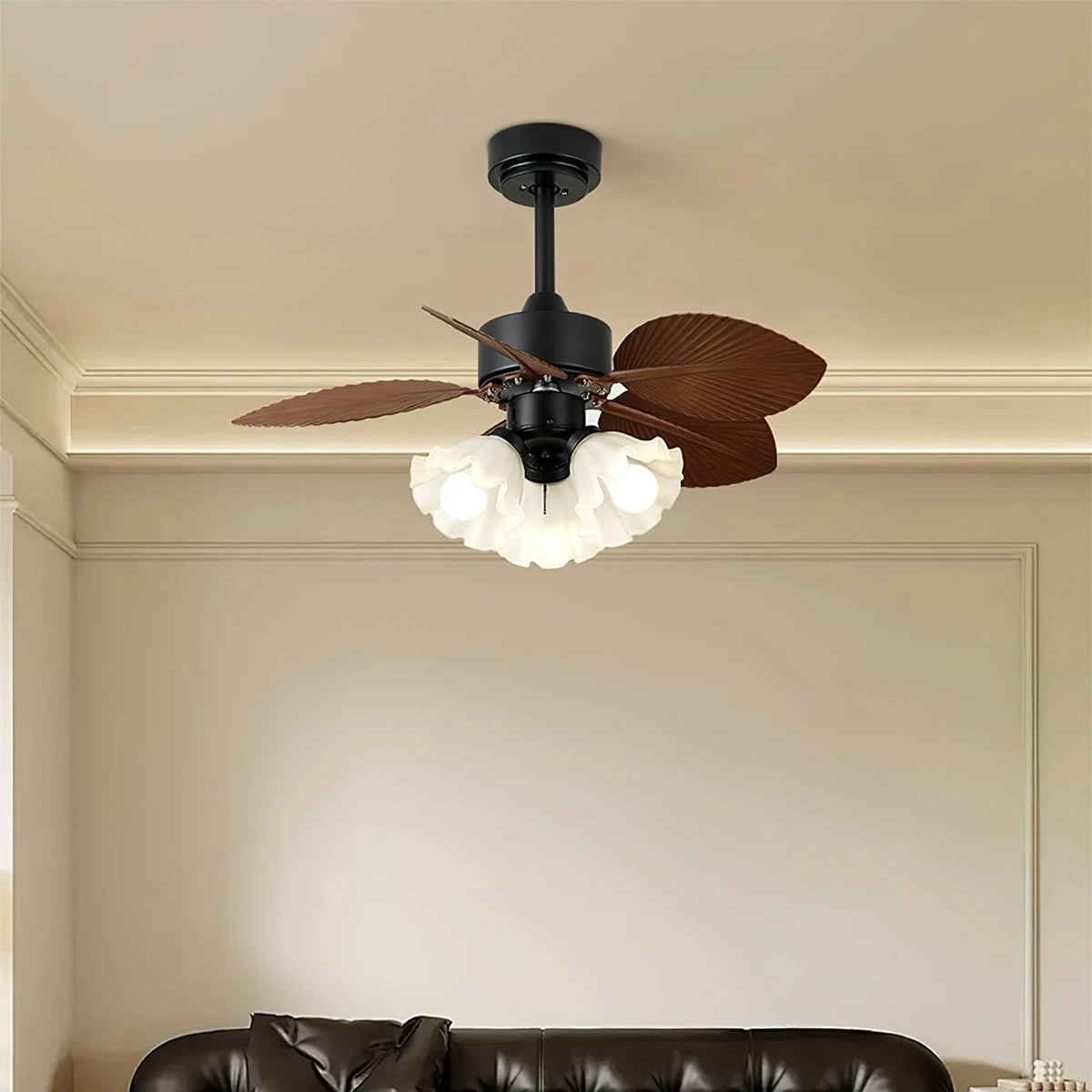 Ceiling Fan Integrated Light Remote Quiet Copper Motor