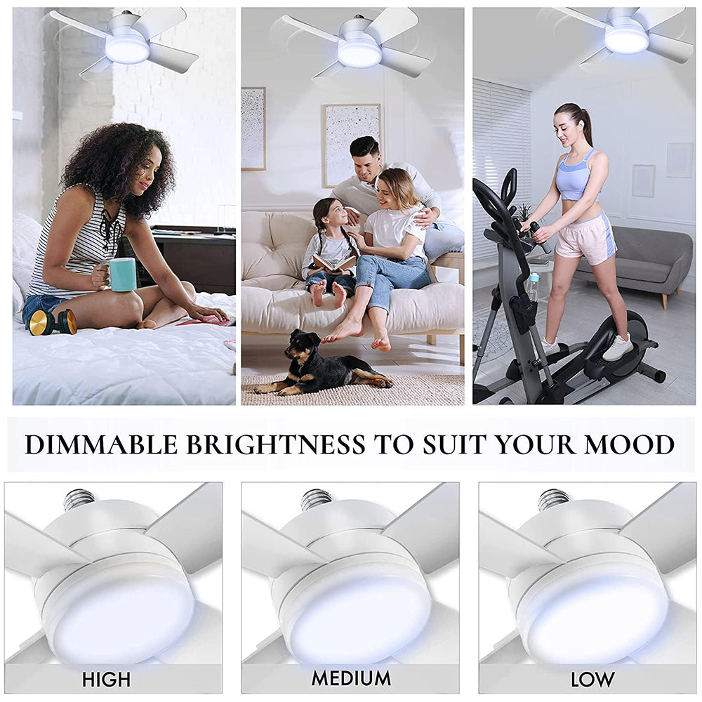 Ceiling Fan LED Light 1000 Lumens Remote Control E26 Socket