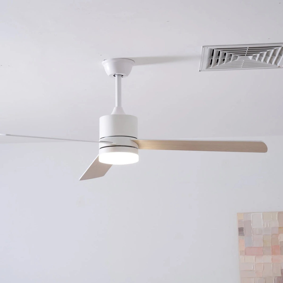 Ceiling Fan LED Light Quiet DC Motor 52 Inch