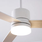 Ceiling Fan LED Light Quiet DC Motor 52 Inch