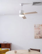 Ceiling Fan LED Light Quiet DC Motor 52 Inch