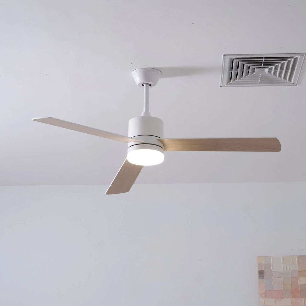 Ceiling Fan LED Light Quiet DC Motor 52 Inch