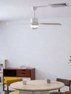 Ceiling Fan LED Light Quiet DC Motor 52 Inch