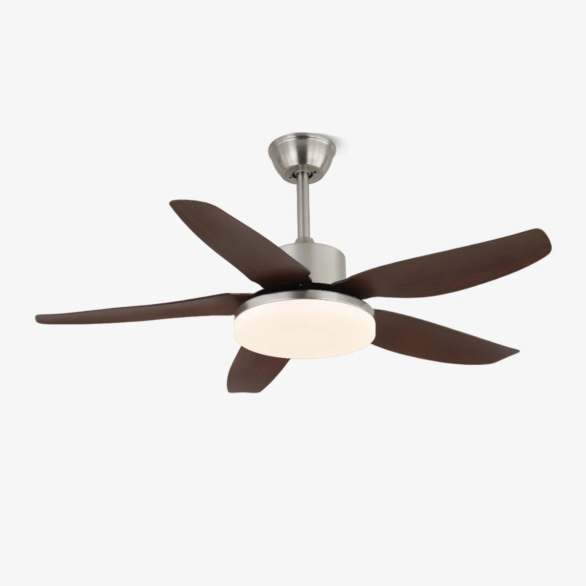 Ceiling Fan LED Light Remote 6 Speeds Wood Finish