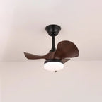Ceiling Fan LED Light & Remote Control Wood Blades