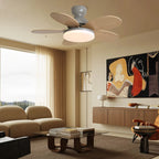 Ceiling Fan LED Light & Remote Quiet Reversible Motor