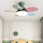 Ceiling Fan LED Light & Remote Quiet Reversible Motor