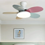 Ceiling Fan LED Light & Remote Quiet Reversible Motor