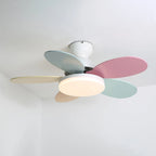 Ceiling Fan LED Light & Remote Quiet Reversible Motor