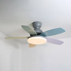 Ceiling Fan LED Light & Remote Quiet Reversible Motor