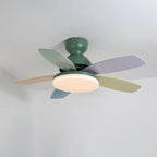 Ceiling Fan LED Light & Remote Quiet Reversible Motor