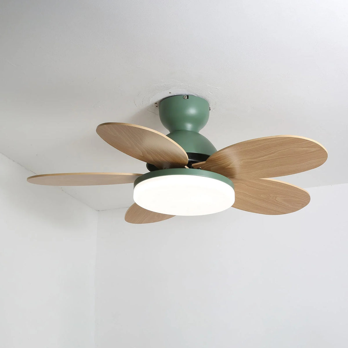 Ceiling Fan LED Light & Remote Quiet Reversible Motor