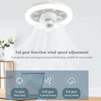 Ceiling Fan LED Remote Control & Whisper-Quiet Motor