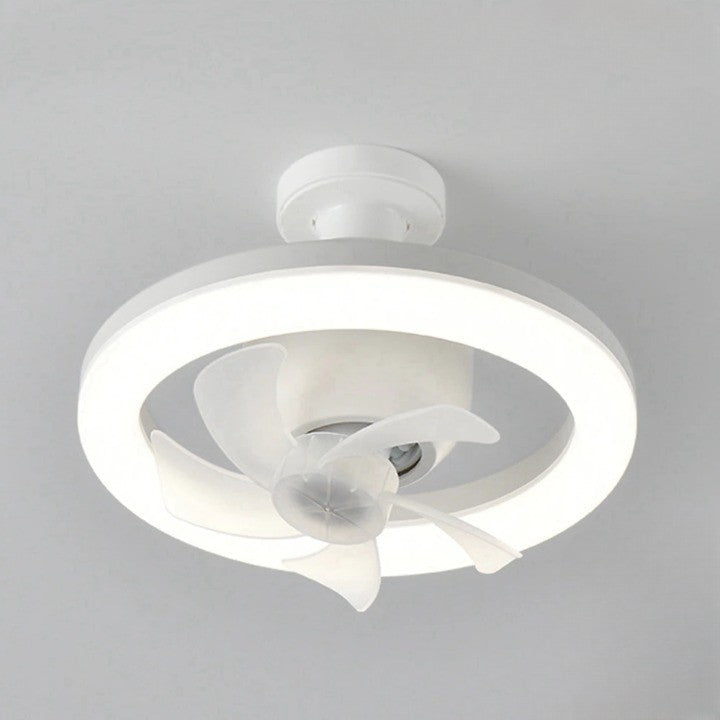 Ceiling Fan Lamp 2-in-1 Adjustable Color Temp & Remote