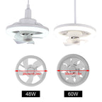 Ceiling Fan Lamp 360° Airflow Integrated LED Remote Control