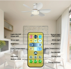 Ceiling Fan Lamp Remote Control & Quiet Motor