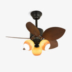 Ceiling Fan Light 30 Inch Copper Motor 6-Speed Remote