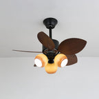 Ceiling Fan Light 30 Inch Copper Motor 6-Speed Remote