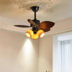Ceiling Fan Light 30 Inch Copper Motor 6-Speed Remote