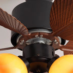 Ceiling Fan Light 30 Inch Copper Motor 6-Speed Remote