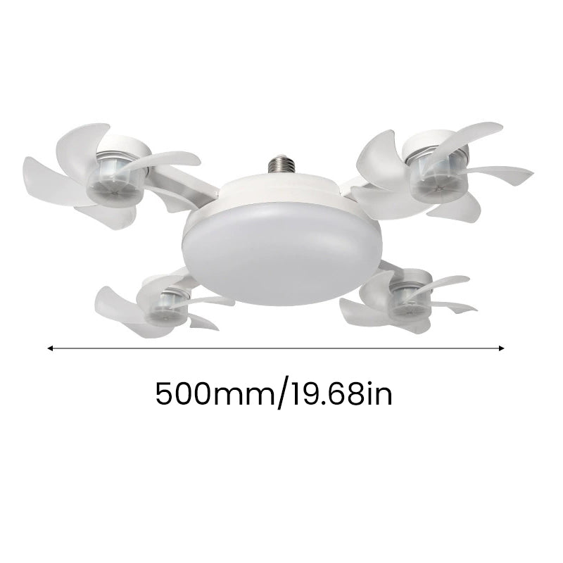 Ceiling Fan Light Bulb E27 Remote-Controlled