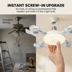 Ceiling Fan Light Bulb E27 Remote-Controlled