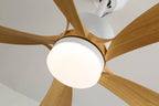 Ceiling Fan Light Dimmable LED Remote Control & 6-Speed