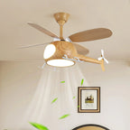 Ceiling Fan Light Dimmable LED Remote Control Quiet Motor