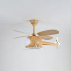 Ceiling Fan Light Dimmable LED Remote Control Quiet Motor