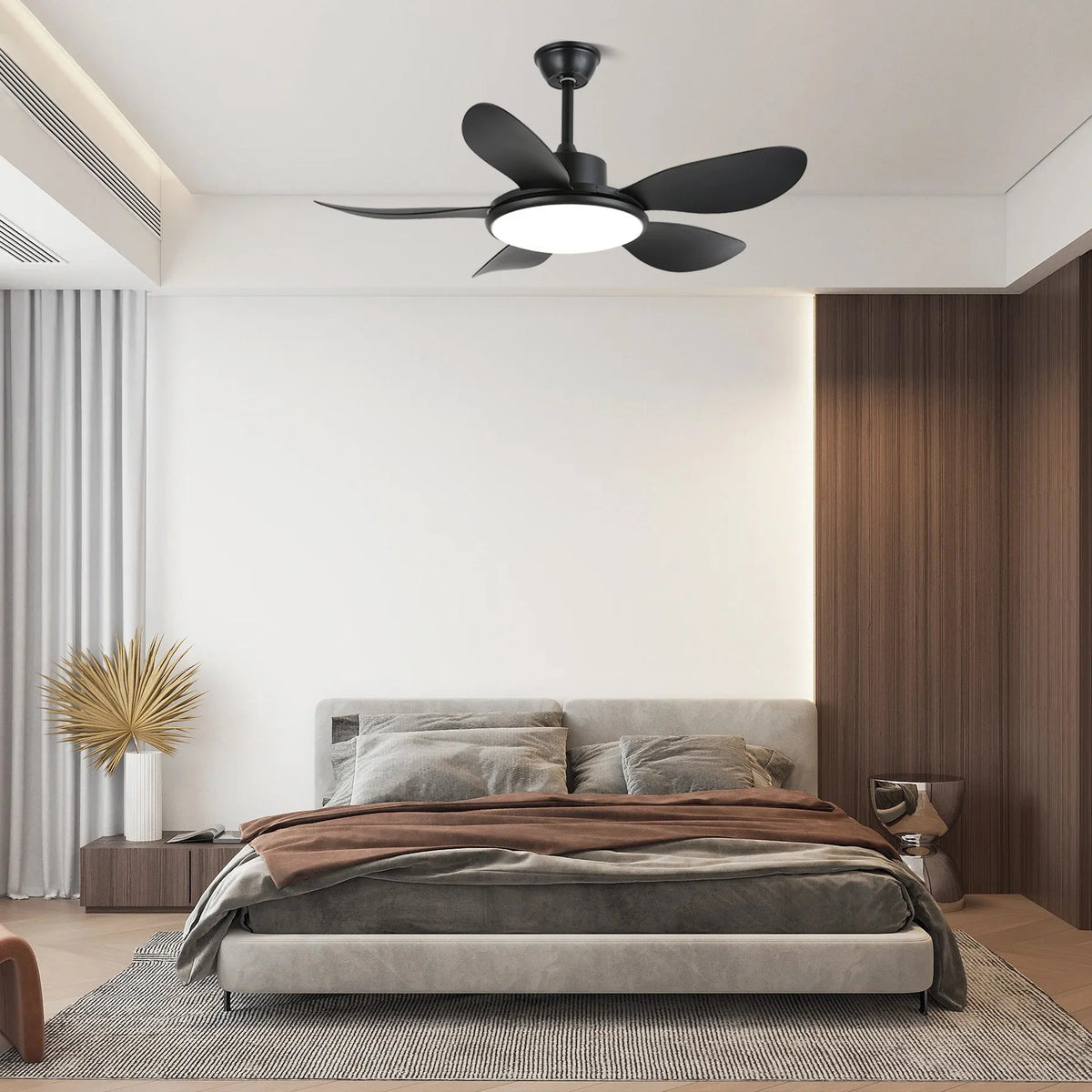 Ceiling Fan Light Dimmable LED & Remote Quiet Operation